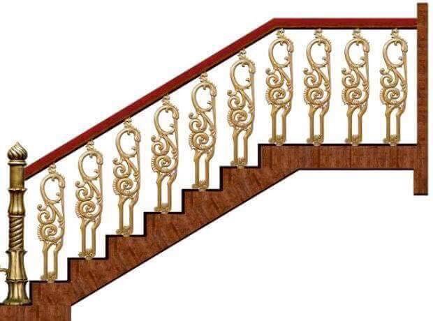 Cầu thang nhôm đúc - CT021