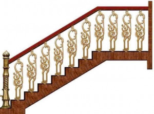 Cầu thang nhôm đúc - CT021